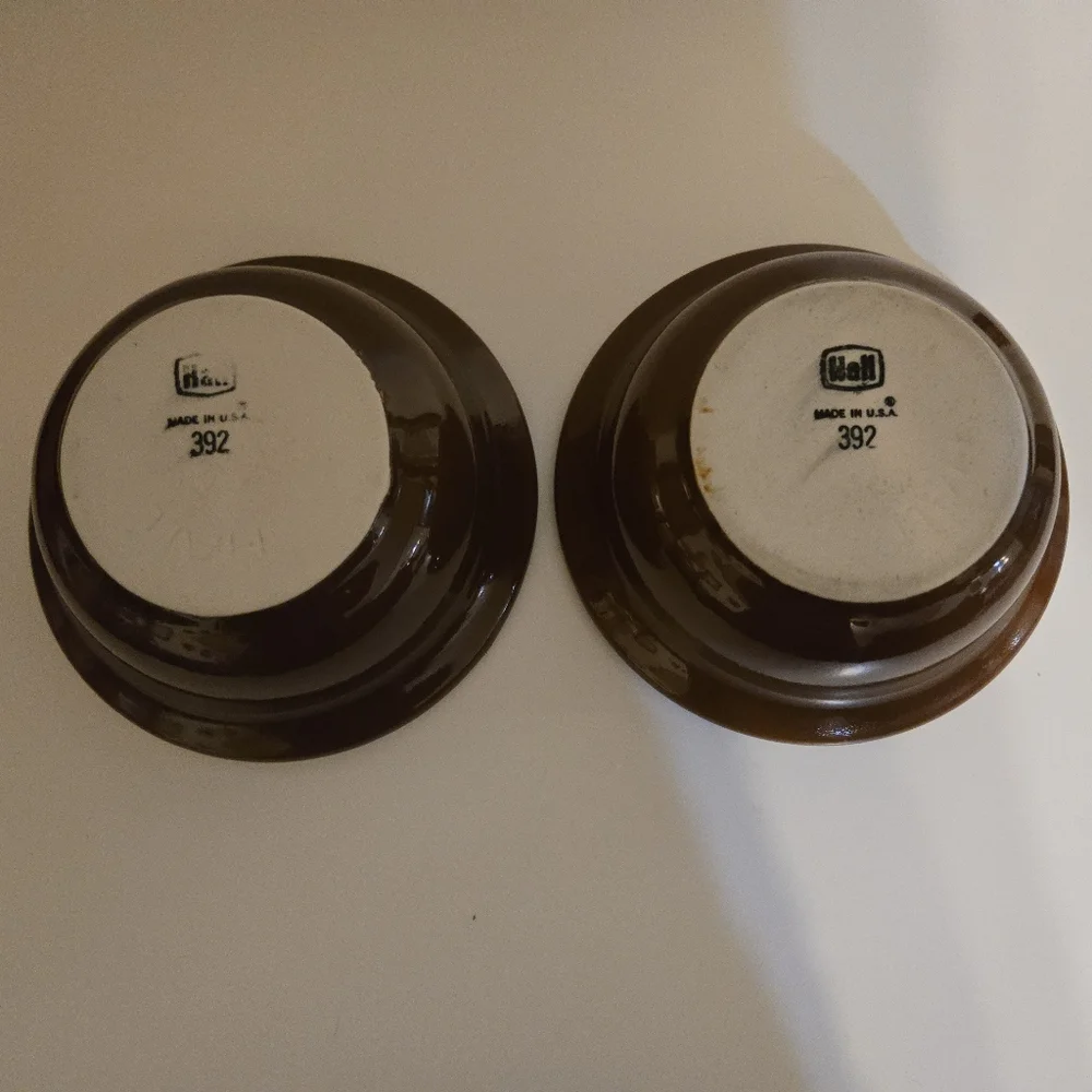 Vintage Hall China Set/2  Bowls - Picture 4 of 16